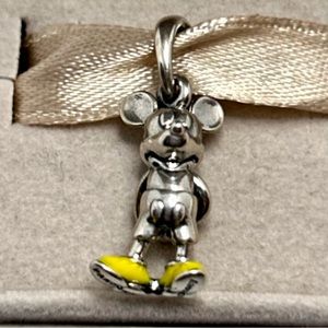 Pandora Disney Parks Classic Mickey Pendant Charm yellow feet shoes NEW